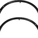 SecosAutoparts 2PCS Front Fender Flares, Fender Molding Trim Fit for Nissan Rogue Sport 2014-2019 Replace# 638609TA1A 638619TA1A NI1291101 NI1290101, Left Right Side Wheel Fender Trims