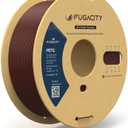 Fugacity PETG Filament 1.75mm,3D Printer Filament 1KG Spool (N.W 2.2lbs), Dimensional Accuracy +/- 0.02mm, Enhanced Printing Effect Fits Most FDM 3D Printers (Petg-brown)