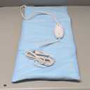 Sunbeam XL Heating Pad for Back Neck and Shoulder Pain Relief with Sponge for Moist Heating Option Extra Large 12 x 24" Blue