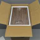 QEEIG Floating Shelves for Wall Bathroom Shelf Bedroom Kitchen Living Room Hanging Book Shelves Small Farmhouse Decor 16 inch Set of 3, Rustic Brown (015-BN3)