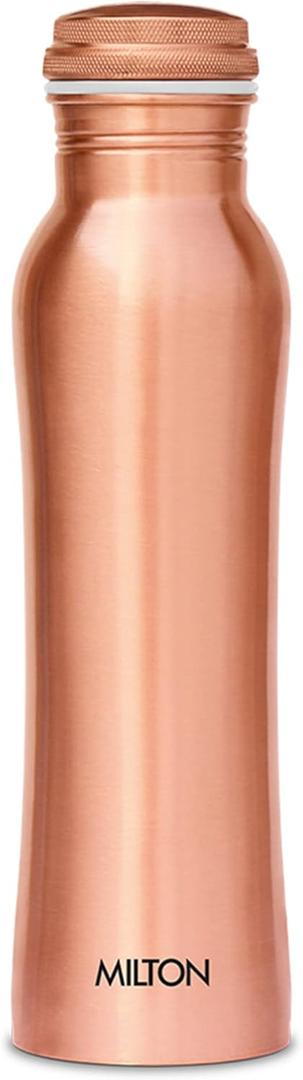 MILTON Copper Water Bottle 920ml (34 oz) | Leak-Proof Bottle | BPA-Free | Reusable | Single Wall for Gym, Office, Home, Travel