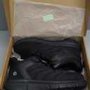 FitVille Extra Wide Work Boots for Men Composite Steel Toe Safety Boots High Top Work Shoes for Men (Black) 14 X-wide