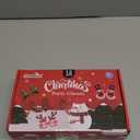 Max Fun 12Pcs Christmas Glasses Glitter Holiday Party Glasses Frames Christmas Decoration Accessories Costume Eyeglasses for Christmas Parties Holiday Favors (One Size Fits All)