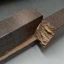 Farmhouse End Table,Large Side Table with 2-Tier Storage Shelf,Rustic Brown End Tables for Living Room,Square Tea Table,Walnut (1)