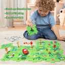 Puzzle Track Car Play Set, Plastic Puzzles for Kids with Vehicles, Railcar Puzzle, Car Tracks for Toddlers, Toys Gifts for 3 4 5 6 Year Old Boys, Toddler Boy Toys 3-4