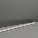 LazBlinds Cordless Cellular Shades, No Tools No Drill Blackout Honeycomb Shades Pleated Blinds for Windows, 30 1/2" W x 64" H, Silver White