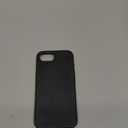TENOC Phone Case Compatible with iPhone 16e, Black Case Anti-Fingerprint Protective Bumper Matte Cover for 6.1 Inch
