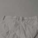 Mens Classic Fit Golf Pants Stretch Dress Pants 30''/32''/34'' Lightweight Casual Suit Pants with Pockets (White)