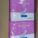 Amazon Basics Incontinence Pads for Women Long, Bladder Control, Postpartum, Moderate Absorbency, Unscented, Count of 108 (Pack of 2)