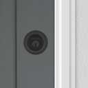 Kwikset 660 Deadbolt Deadbolt Lock, Matte Black Round Exterior Keyed Front Entry Door, Pick Resistant SmartKey Rekey Security, Single Cylinder Dead Bolt