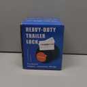 Trailer Lock for 1-7/8", 2",2-5/16" & Bulldog Couplers, Heavy-Duty Hardened Steel Trailer Tongue Locks with Fully Covered Anti-Theft Design, Powder-Coated for Weather Resistance