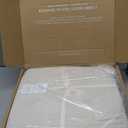 EVERGRACEHOME 100% Cotton Box Stitch Quilt Bedding Set Queen Size 3 Pieces, Garment-Washed Lightweight Soft Cozy Coverlet, Quilted Bedspread Sets with 2 Shams for All Season, Birch