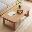 G_APOK Folding Coffee Table Multi Functional Foldable Table Low Tables Lap Desk Bed Tray (70CM)