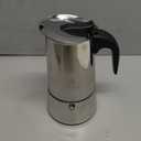 IMUSA USA B120-22062M Stainless Steel Stovetop Espresso Coffeemaker 6-Cup, Silver