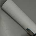Haimin Grasscloth Textured Wallpaper 24in X 393in Fabric Contact Paper White Wall Paper Linen Peel and Stick Self-Adhesive Thick Vinyl Embossed Film Wallpaper (White)