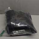 H.VERSAILTEX 100% Blackout Curtains for Bedroom Black Out Curtains 96 inch Thermal Insulated Long Blackout Curtains for Living Room, Energy Saving Curtains for Patio Door Grommet (1 Panel, Jet Black)