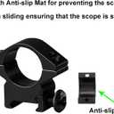 Scope Rings 1 Inch,2 Packs of Medium Profile Scope Mount Rings for 21mm Picatinny Rails