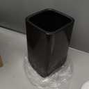 Mbillion 4Gal/15L Open top Trash Can with Removable Inner Bucket Small Waste Basket Stainless Steel Metal Trash Can for Bathroom Office,Brushed Black