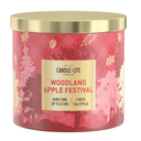 Candle-lite Woodland Apple Festival Candles, , 14 oz Jar, 45 Hour Burn, Fall Scented Candle for Home Decor, 3-Wick, Proudly Poured in USA, Candle Decoration , Pack Of 2