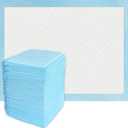 50 Count Super Absorbency Disposable Underpads, Leakproof Quick Drying Disposable Pads for Baby, Puppy and Adults, Disposable Changing Pads for Baby, Disposable Diaper Changing Pads, 17” x 13”, Blue