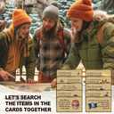 6 x Halloween Scavenger Hunt Game, Halloween Games for Family Treasure Riddle Hunt Game Activities, Halloween Indoor Outdoor Party Games Supplies Activities for Family Friends Gamer, A001