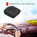 Srutirbo Car Booster Seat Cushion Raise The Height for Short People Driving Hip (Tailbone) and Lower Cack Fatigue Relief Suitable for Trucks, Cars, SUVs, Office Chairs, Wheelchairs (Pure Black), Onesize
