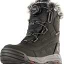 Korkers Women's Snowmageddon with SnowTrac Soles Boots, Black, 10