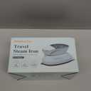 PIOMATIC Travel Iron Mini with Steam for Clothes with Dual Voltage, Portable Mini Ironing Machine with Non-Stick Soleplate, Small Iron for Sewing, Quilting and Handcraft