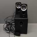 Logitech Z313 2.1 Multimedia Speaker System with Subwoofer, Full Range Audio, 50 Watts Peak Power, Strong Bass, 3.5mm Audio Inputs, PC/PS4/Xbox/TV/Smartphone/Tablet/Music Player  Black