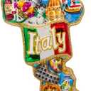 Christopher Radko Hand-Crafted European Glass Christmas Tree Decorative Ornament, Italian Charm