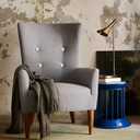 30PCS 30mm/1.18" Crystal Upholstery Tacks, Clear Crystal Head Upholstery Nails, Imitate Diamond Buttons for Tufting DIY Crafts Sofa Bed Headboard Wall Decoration