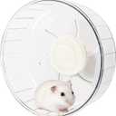 Super-Silent Hamster Exercise Wheel - Hamster Toys Cages Accessories 6.3 Inch Running Spinner Quite Runner for Small Animal Pet Gerbil Dwarf Hedgehog Rat Mouse Mice (6.3 inch)