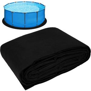Svepndic 10ft Thickened Round Pool Liner Pad for Above Ground Swimming Pools,Swimming Pool Ground Cloth Above Ground Pool Mat Under Pool Floor Padding,Pool Equipment Pad
