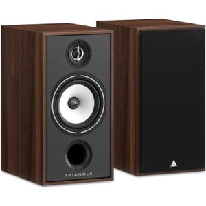 Triangle Borea BR04 Bookshelf Speakers Pair - High Fidelity - 2-Way - 25mm EFS Silk Dome Tweeter with Waveguide (Chestnut)