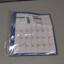 2026 Wall Planner 34.8"x22.8" Dual-Sided Dry Erase Calendar with 8 Adhesive Dot Stickers, Folded Packaging, Reversible Extra Large Monthly Yearly Planner For Office Home Students, Teal