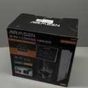 AIRMSEN Grind & Brew Coffee Maker with Built-in Grinder - Single-Serve Machine Compatible with K-Cup Pods & Ground Coffee, 1000W Fast 6-14oz Brew, Descaling Alert, Touchscreen & 50oz Removable Tank