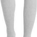 Laite Hebe 3 Pack Medical Compression Sock-Compression Sock For Women and Men Circulation -Best for Running,Nursing,Athletic Sports, L/XL, Gray