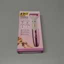 4 in 1 Bikini Body Trimmer for Women | Rechargeable & Waterproof | Grooming Kit with Body, Facial, Eyebrow and Nose Attachments | Precision Trimmer for Smooth, Painfree Hair Removal (Rosegoldwhite)