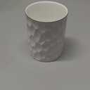 Ceramic Pen Holder Stand Cup Pencil Holder Organizer Makeup Brush Holders for Home Office Desk (White)