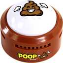 Talkie Toys Products Poop Button - Lights Up and Plays 20 Funny Fart Sounds - Fun Prank & Gag Gift - Funny Gift & Stocking Stuffer