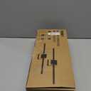 Battery Operated Wall Sconces Set of 2,  12000mAh Rotatable Picture Lights with Remote Control, Dimmable 3000-6500K LED Rechargeable Wall Lights for Living Room Bedroom Mirror, 28.3In (Black)