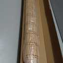 LazBlinds Cordless Bamboo Blinds, Roll Up Shades for Windows, Light Filtering Hanging Window Blinds, Bamboo Shades for Patio Indoor/Outdoor Porch, 42'' W x 64'' H, Natural