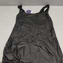 SweatyRocks Women's Sleeveless Bodycon Tank Dress PU Leather Mini Dresses, Size: S