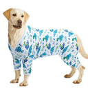CuteBone Big Dog Clothes Pitbull Golden Retriever Post Surgery Suit Stretchy Calming Anxiety Pet Pajamas Shirts Shedding Suits Onesie for Medium/Large Sized Dogs Labrador Bully TTZP02M (Pullover-Bread)