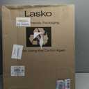 Lasko Pedestal Fan, Oscillating Fan for Bedroom with Adjustable Height and 3 Cooling Speeds, Portable, 18", Black, 1827