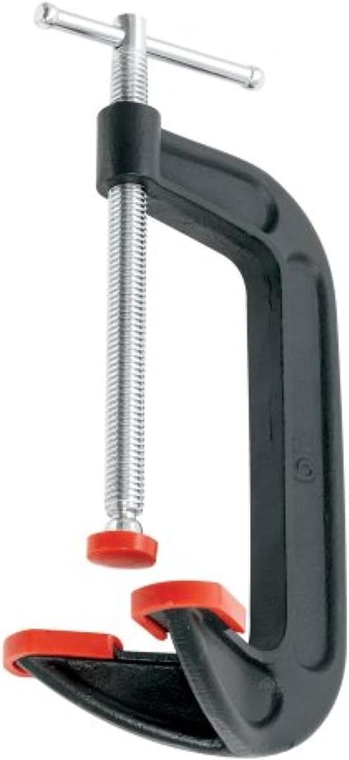 BESSEY DHCC-6, 6 In. Double Headed C-Clamp, red/black