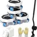 Furniture Sliders with Wheels,360 Rotating Furniture Mover Set for Heavy Duty Appliance,Furniture Dollies Rollers Set Tools to Move Couch, Fridge, Washing Machine, Kichen Appliance