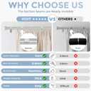 VOIIY 2 Pack Curtain Rods for Windows 28 to 48 Inch(1.5-5 Feet), Silver 1'' Diameter Drapery Rods with End Cap Style Design, Modern Adjustable Heavy Duty Curtain Rod, Size:30''-60''