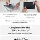 MOFT Laptop Stand for Desk, Adhesive Airflow Laptop Cooling Stand for Heat Dissipation with 2 Adjustable Viewing Angles, Foldable & Portable Computer Stand Compatible with Laptops 11"-16", Navy Blue