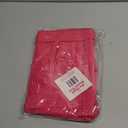 Mesh Beach Bag Multifunction Large with Pocket Waterproof Breathable Handbag for Vacation Essential Portable (Hot Pink)